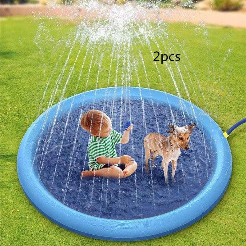 Non-Slip Splash Pad for Kids & Pets – 150cm Fun - ZA-Zola