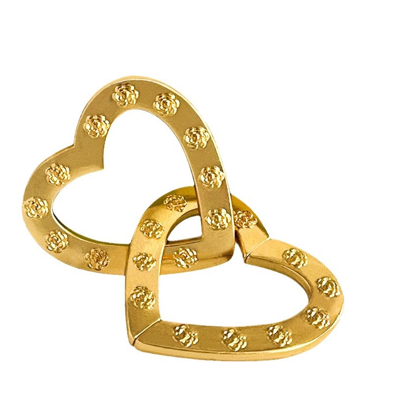 Creative Valentine’s Day Gift Double Love Ornament – Gold