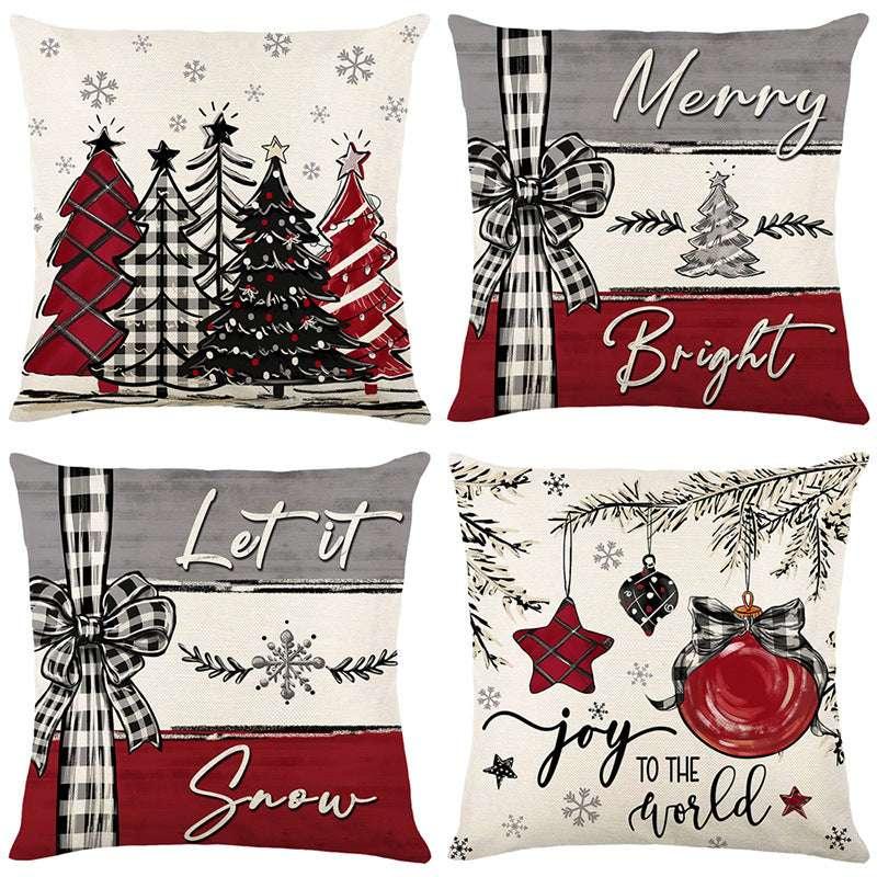 Christmas Cushion Cover Pillowcase | Festive Home Decor - ZA-Zola
