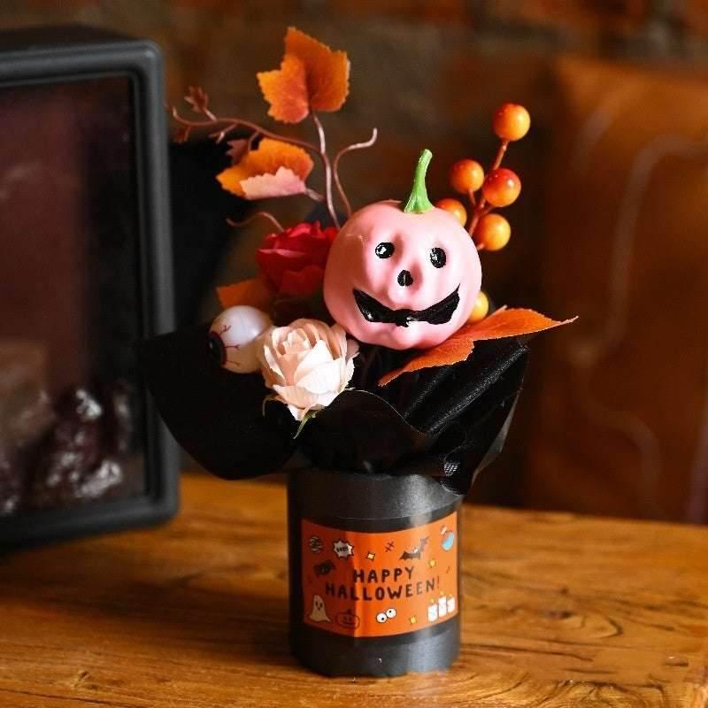 ZA-Zola Halloween Pumpkin Grimace Bouquet - ZA-Zola
