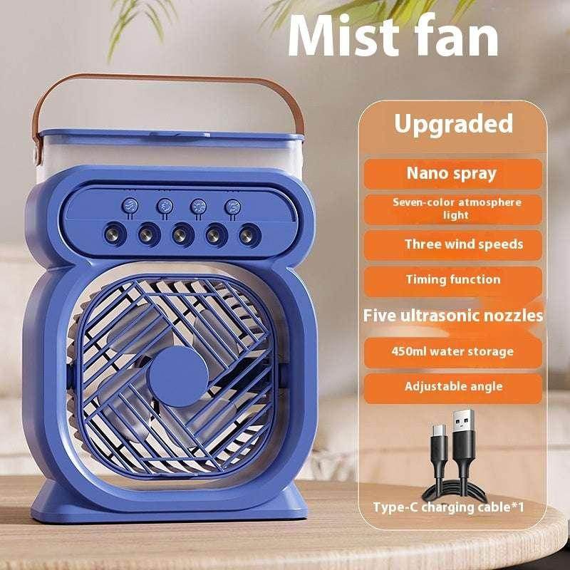 3-in-1 Portable Air Cooler with LED Lights & Humidifier - ZA-Zola