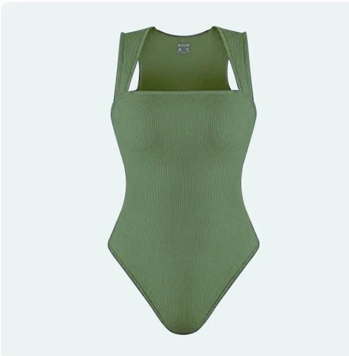Sleeveless Thread Square Neck Jumpsuit - ZA-Zola
