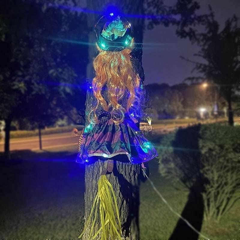 ZA-Zola Fashion Witch Outdoor Pendant with Lights - ZA-Zola