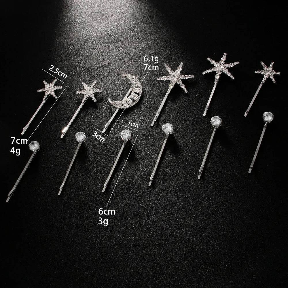 Shop Star Hairpin – Cute Trumpet Rhinestone Bobby Pin - ZA-Zola