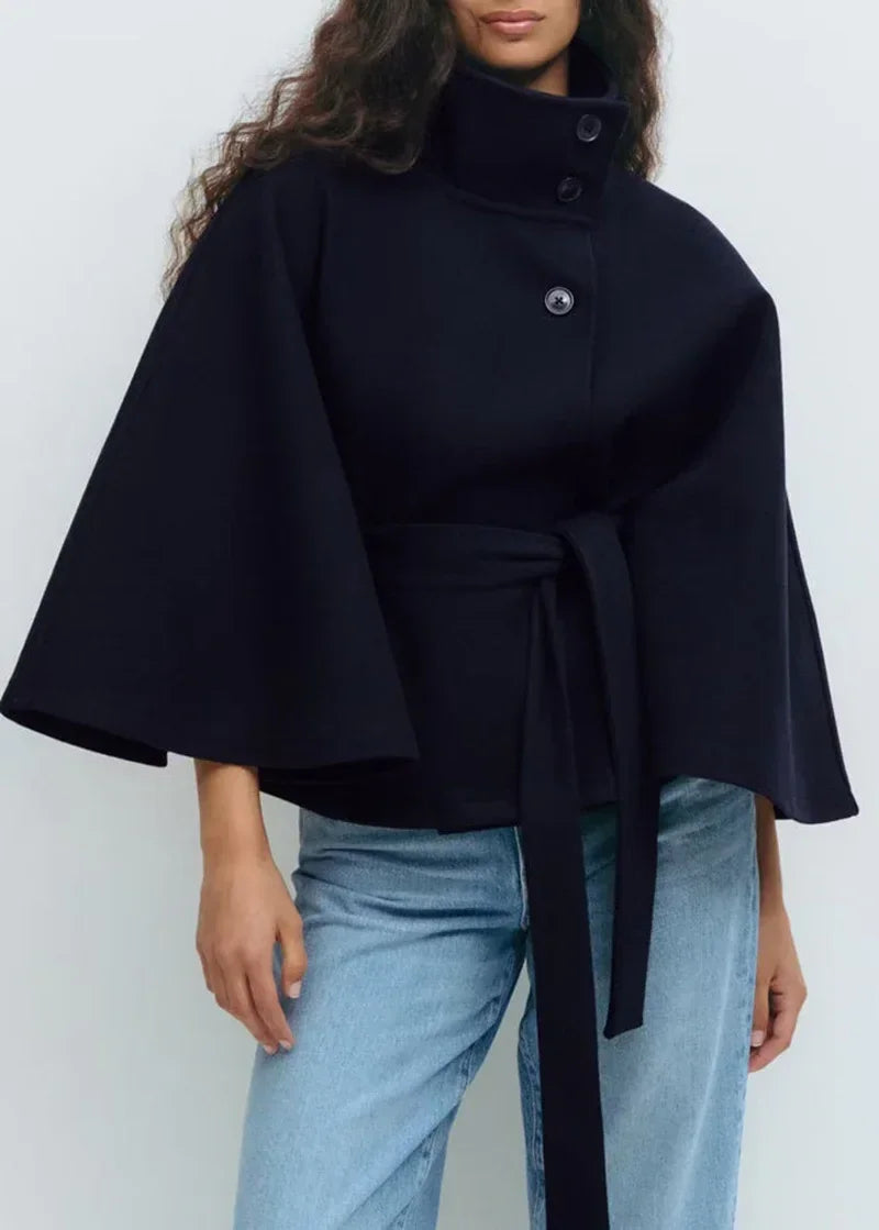 Batwing Sleeve Trench Coat Women Winter Style - ZA-Zola