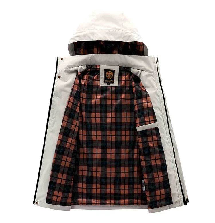 Men's Casual Hooded Jacket Parka – Windproof & Warm - ZA-Zola