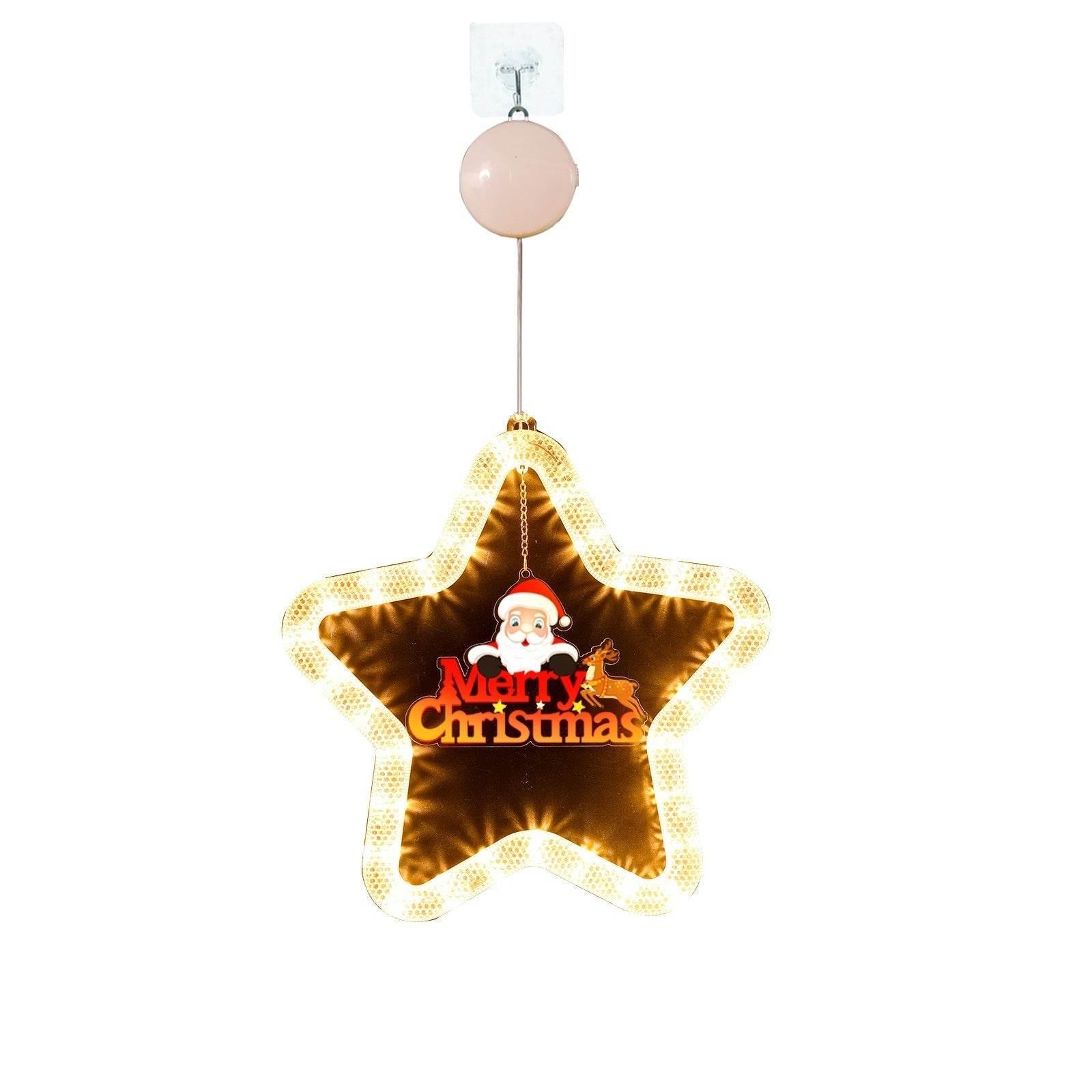 Christmas Pendant Decoration LED Star Light for Window - ZA-Zola