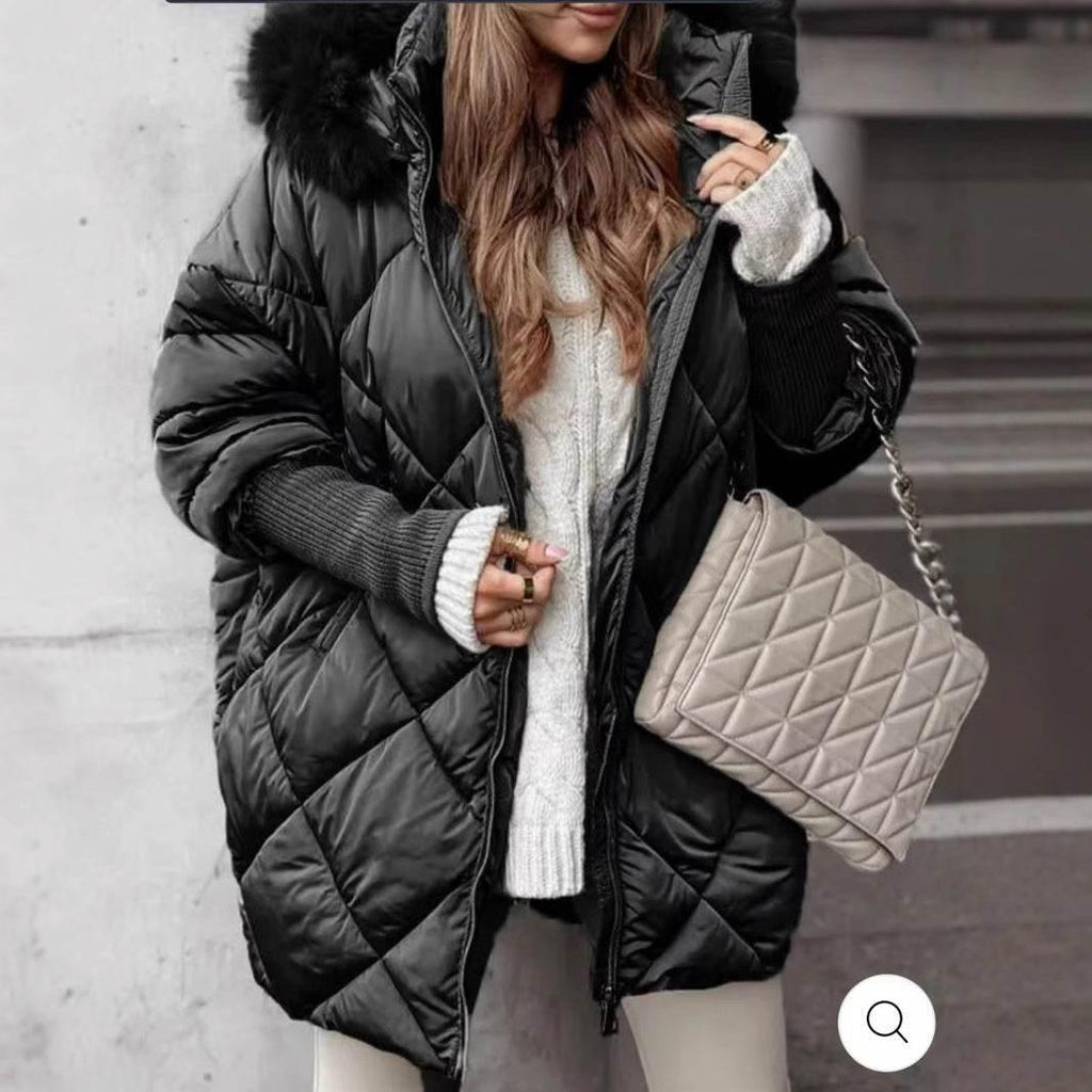 Winter Hooded Cardigan Coat – Warm Casual Women’s Outerwear - ZA-Zola