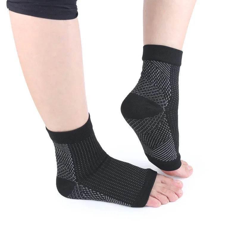 Compression Foot Sleeve Socks for Sports & Swelling Relief - ZA-Zola