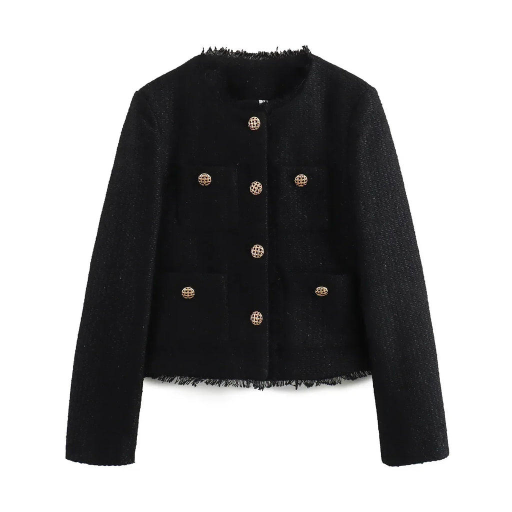 Woolen Short Coat Women Casual Winter Top - ZA-Zola