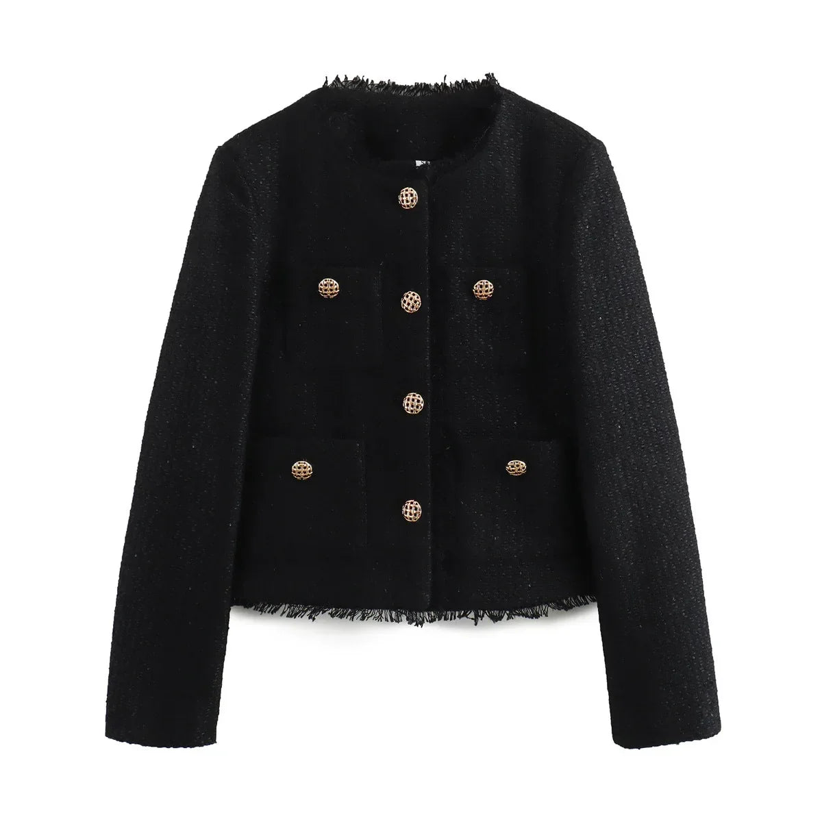 Woolen Short Coat Women Casual Winter Top - ZA-Zola