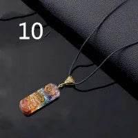 Gravel Seven Chakra Spirit Pendant Necklace - ZA-Zola