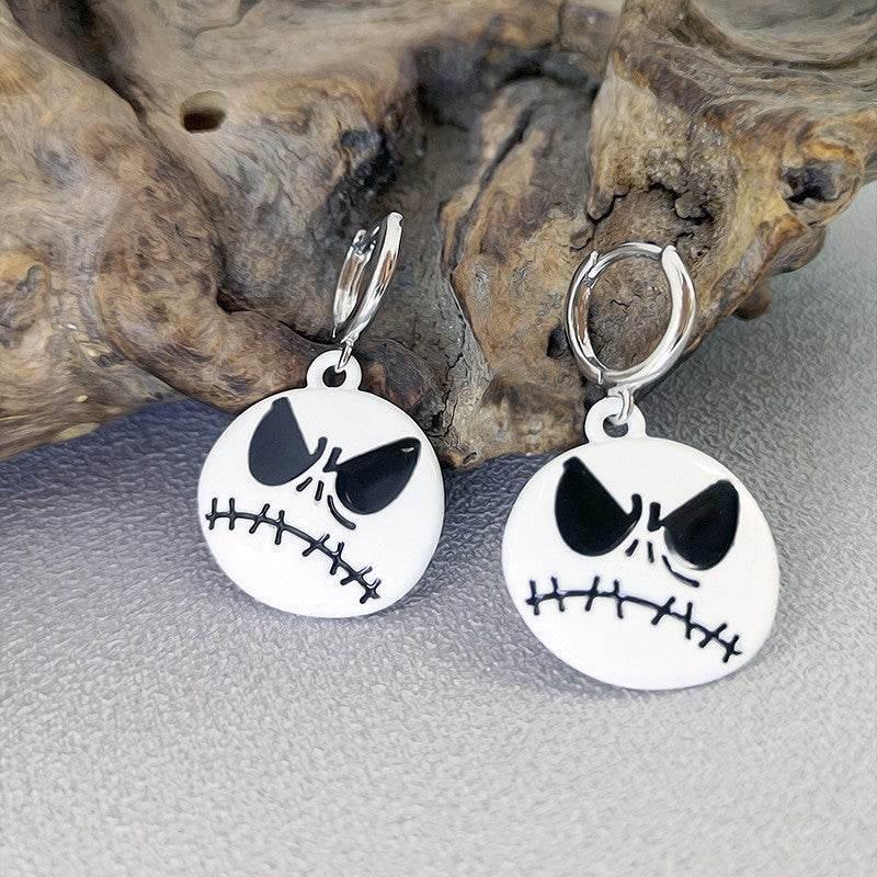 ZA-Zola Halloween Ghost Pumpkin Bat Earrings - ZA-Zola