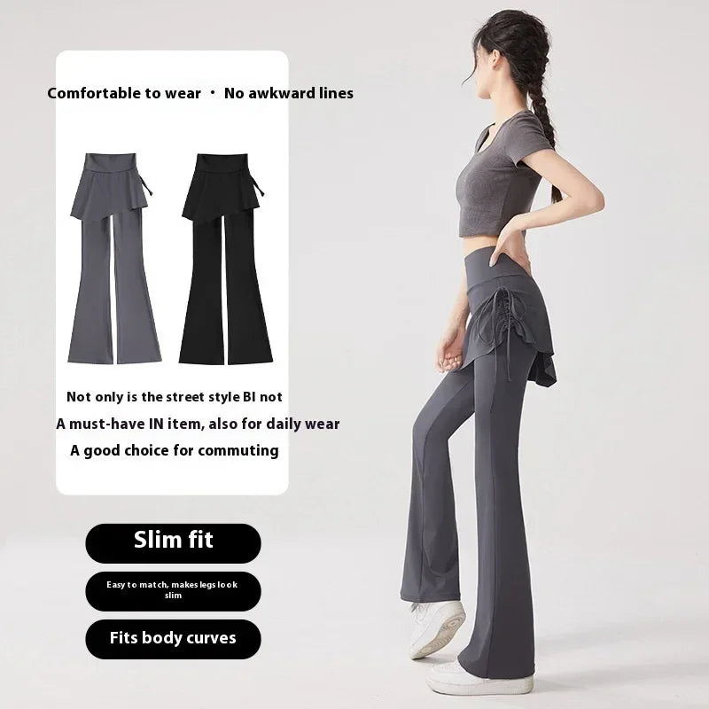 High Waist Skort Leggings Anti-Exposure Fit - ZA-Zola