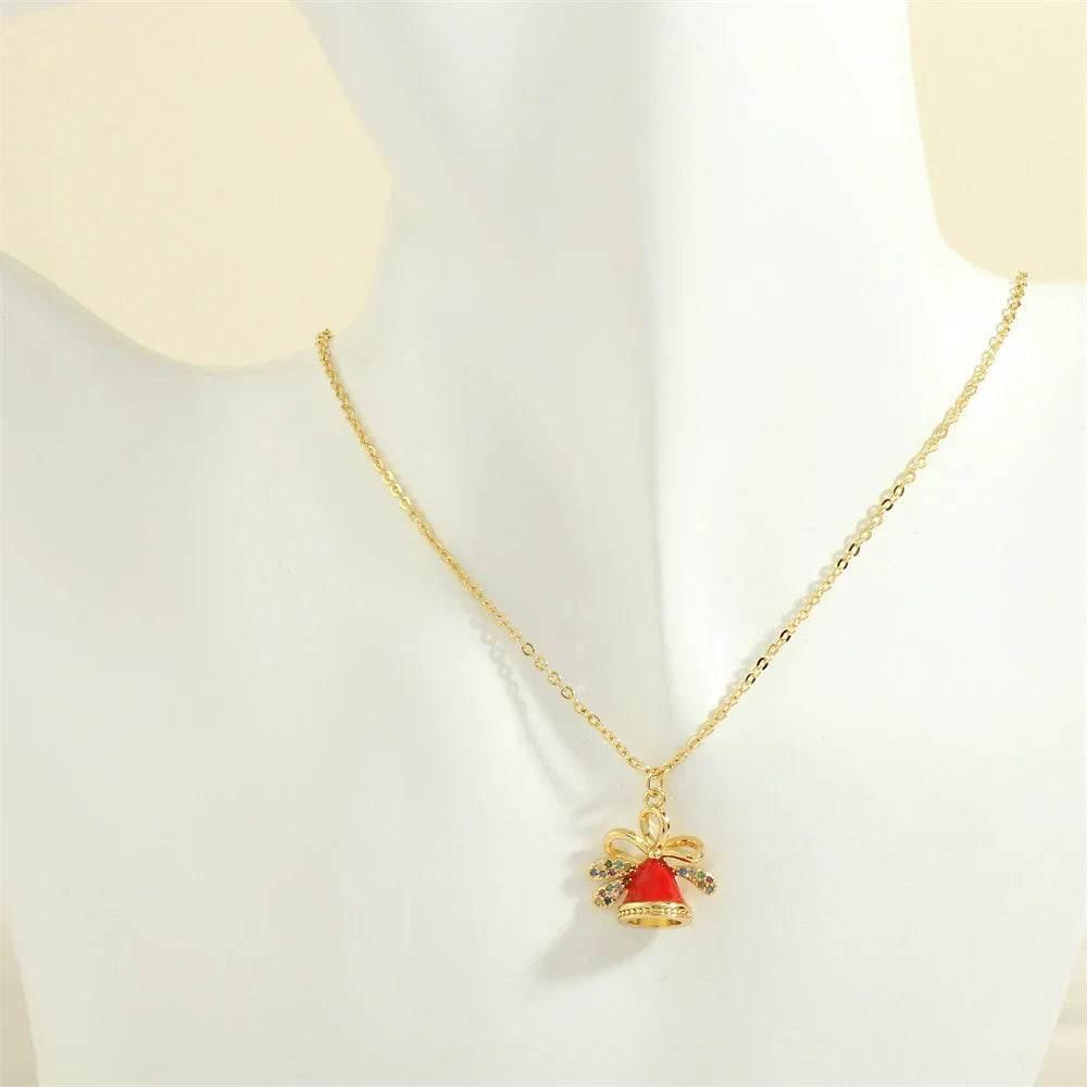 Festive Christmas Tree & Santa Necklace – Shop Now - ZA-Zola