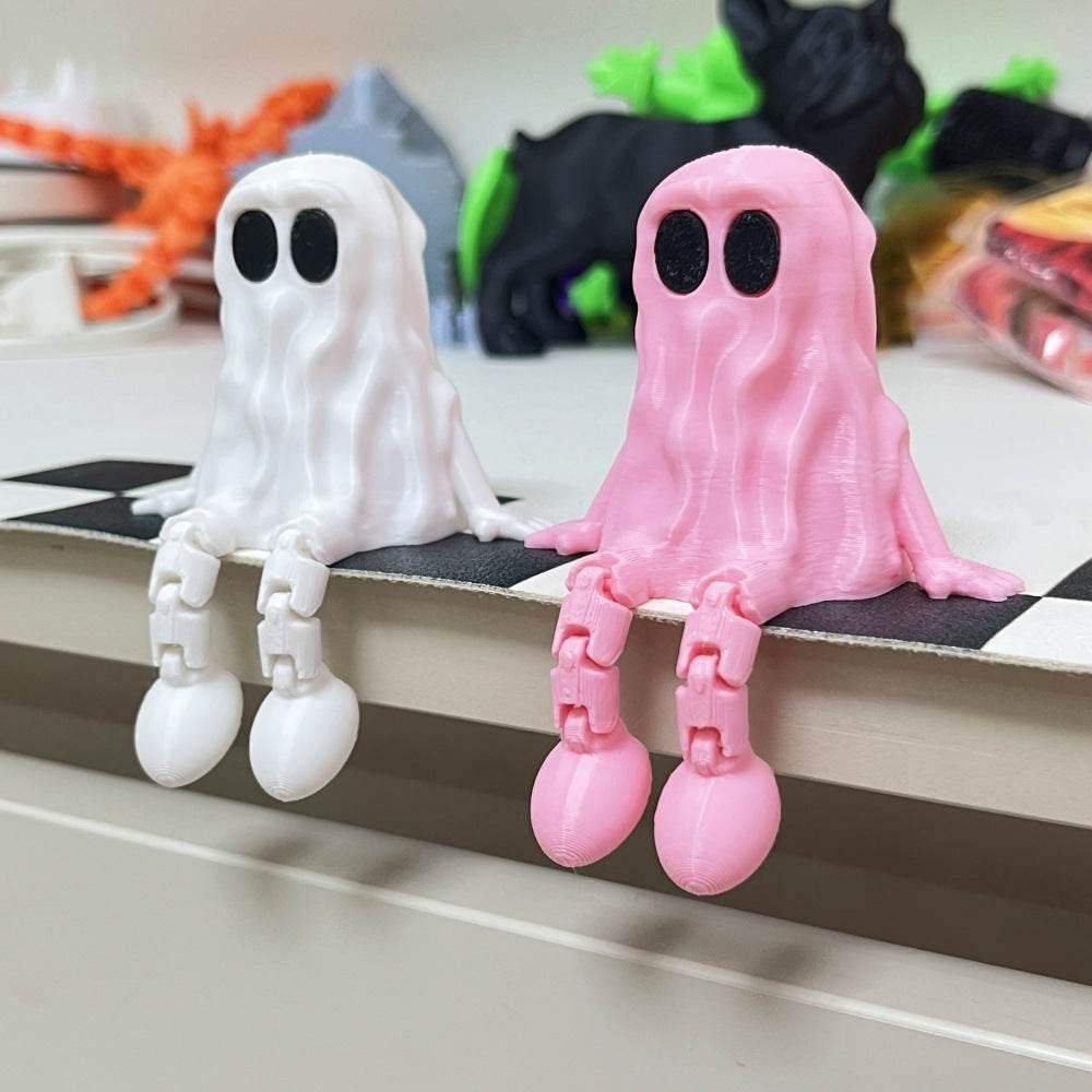 ZA-Zola 3D Printed Halloween Ghost with Movable Joints - ZA-Zola