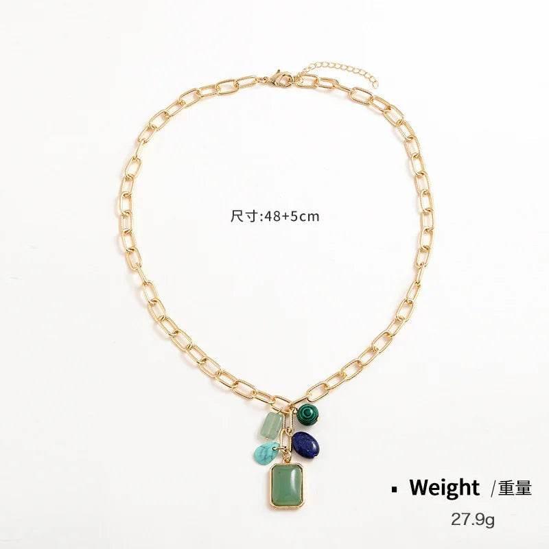 Lux Color Pendant Necklace for Women – Chic & Bold - ZA-Zola