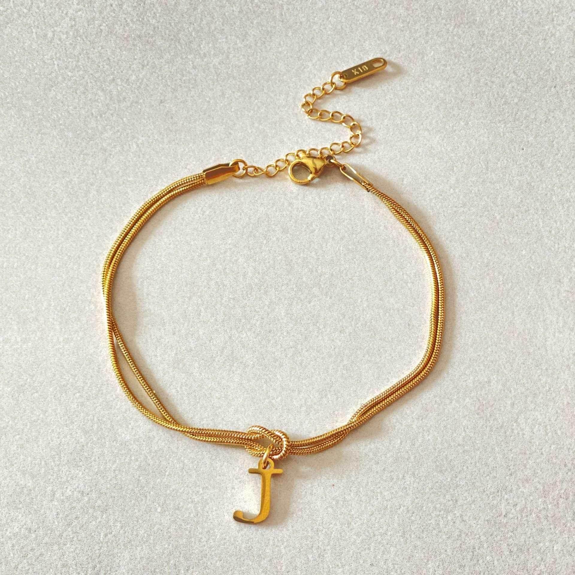 A-Z Love Knot Bracelets | Personalized Jewelry Gift - ZA-Zola