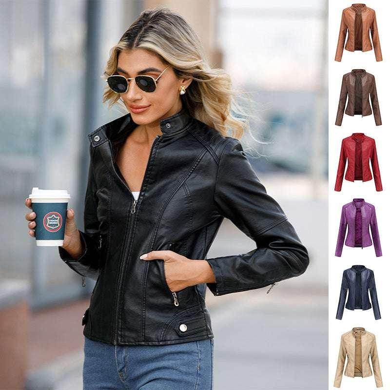 Trendy PU Leather Jackets for Women - ZA-Zola