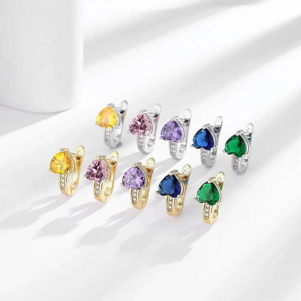 Heart Zircon Ear Clip for Women – Love Inspired - ZA-Zola