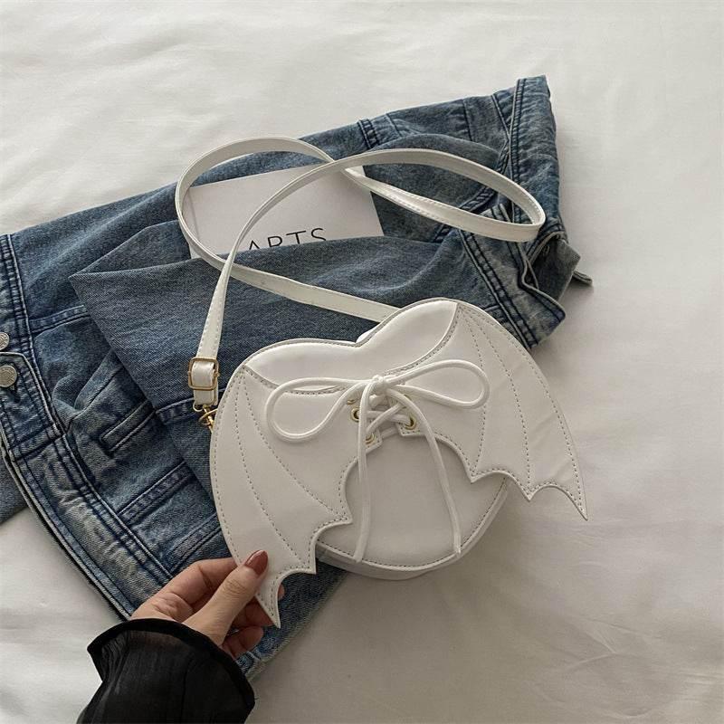 ZA-Zola Heart Shape Bat Wing Crossbody Bag - ZA-Zola
