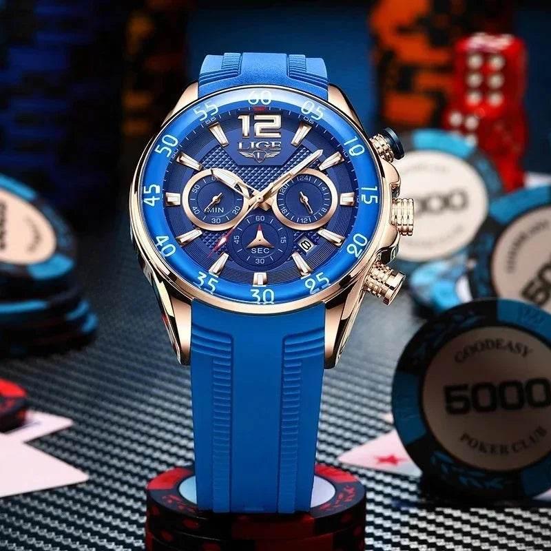 Waterproof Sports Quartz Men's Watch – Stylish & Durable - ZA-Zola