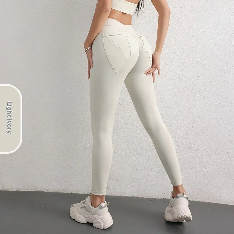 High Waist Yoga Pants with Pockets – Women’s Sports Leggings - ZA-Zola