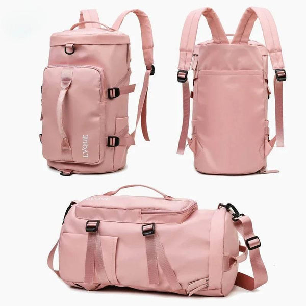 Waterproof Gym Fitness Bag – 3-in-1 Backpack, Handbag, & Shoulder Bag for Travel, Exercise & Work - ZA-Zola