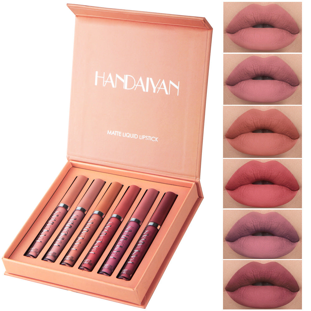 Handaiyan Matte Lip Glaze | Waterproof Mini Liquid Lipstick