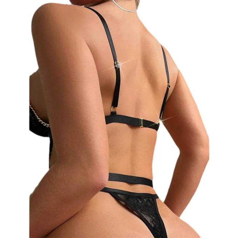 Lace See-through Sexy Lingerie Suit | Shop Now - ZA-Zola