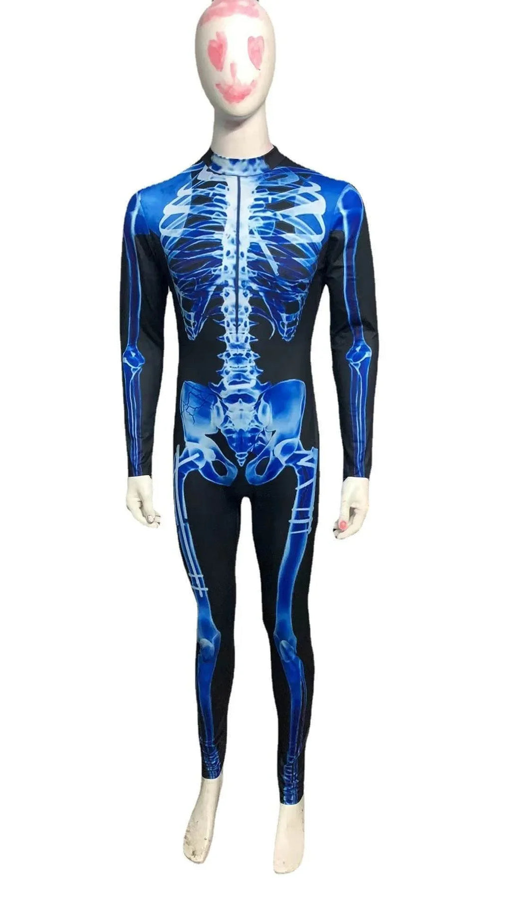ZA-Zola Skeleton 3D Halloween Jumpsuit - ZA-Zola