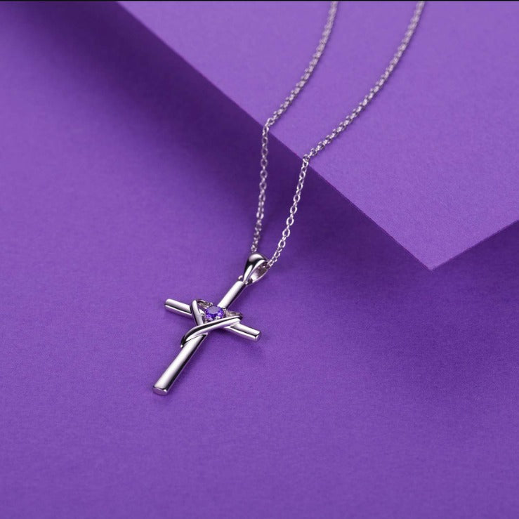 Diamond Cross Necklace for Women | Easter Jewelry