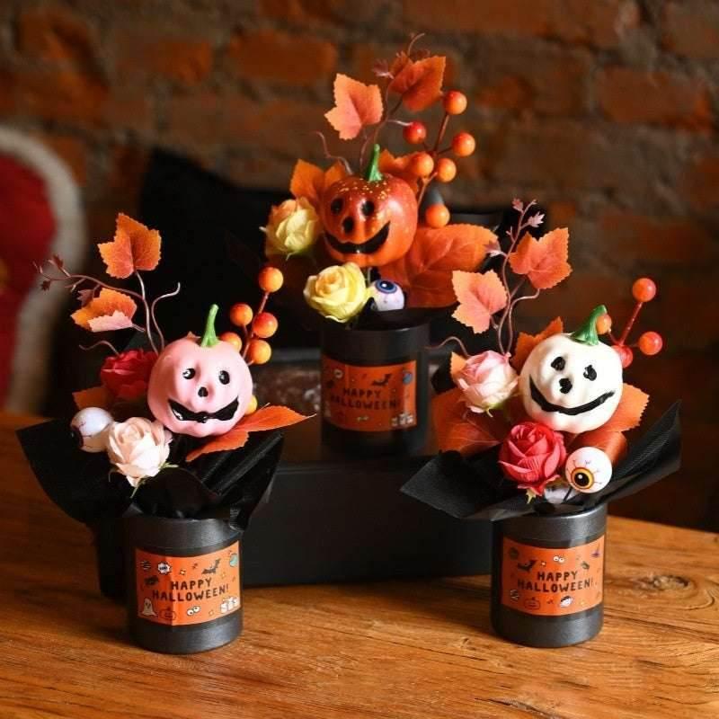 ZA-Zola Halloween Pumpkin Grimace Bouquet - ZA-Zola