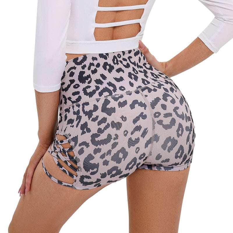 Leopard Camouflage Yoga Shorts - High Waist & Sexy Fit - ZA-Zola