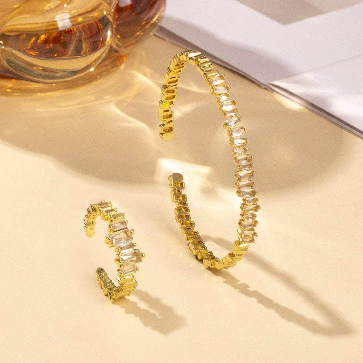 Zircon Bracelet & Ring Set – Chic Daily Jewelry - ZA-Zola