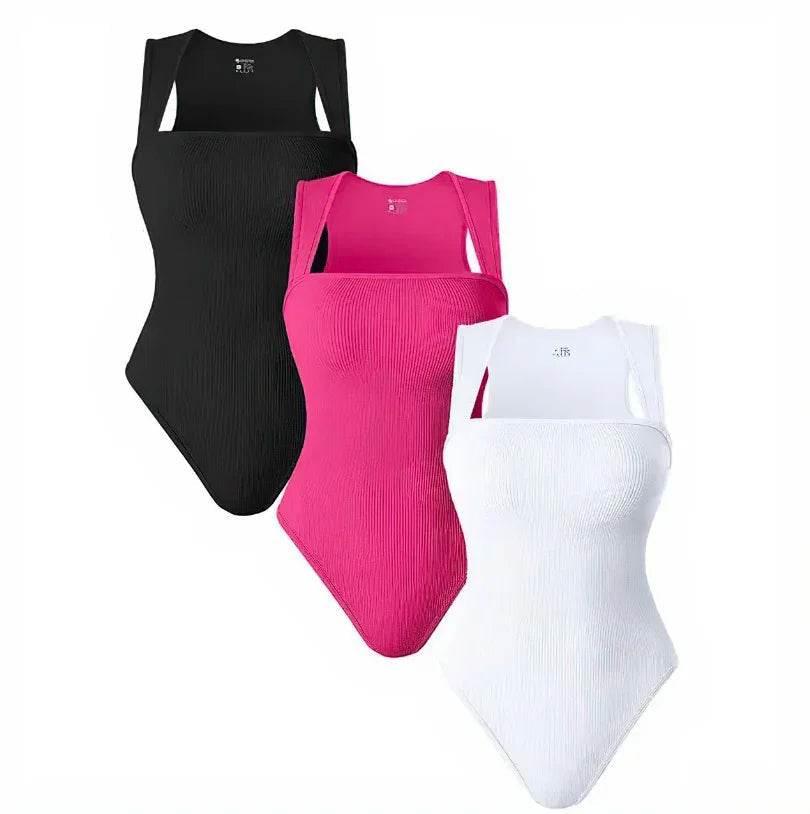 Sleeveless Thread Square Neck Jumpsuit - ZA-Zola