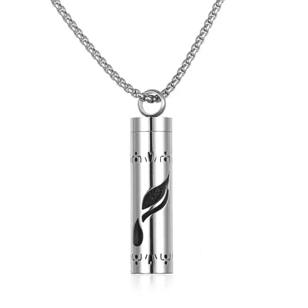 Titanium Aromatherapy Pendant Necklace - ZA-Zola