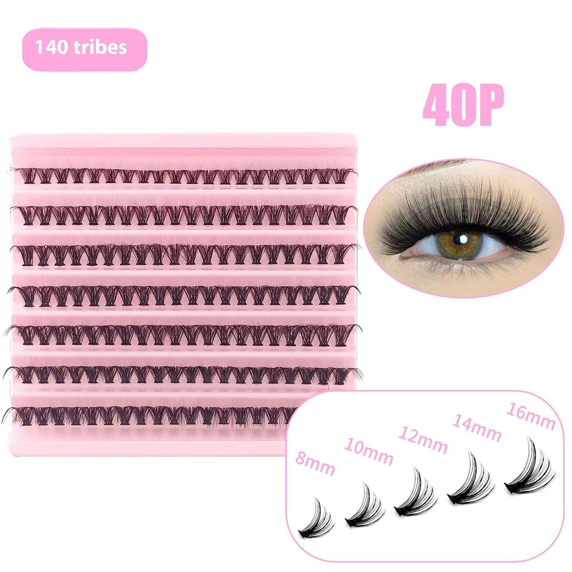 5D Messy False Eyelashes – Thick Hot Melt Volume - ZA-Zola