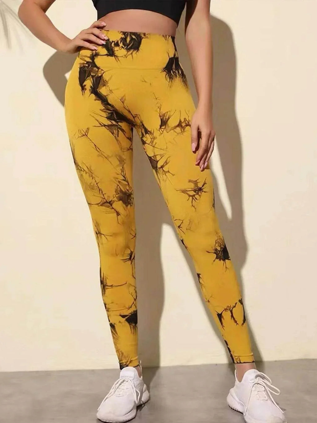 Tie Dye Seamless Leggings – High Waist Scrunch Butt Yoga Pants - ZA-Zola