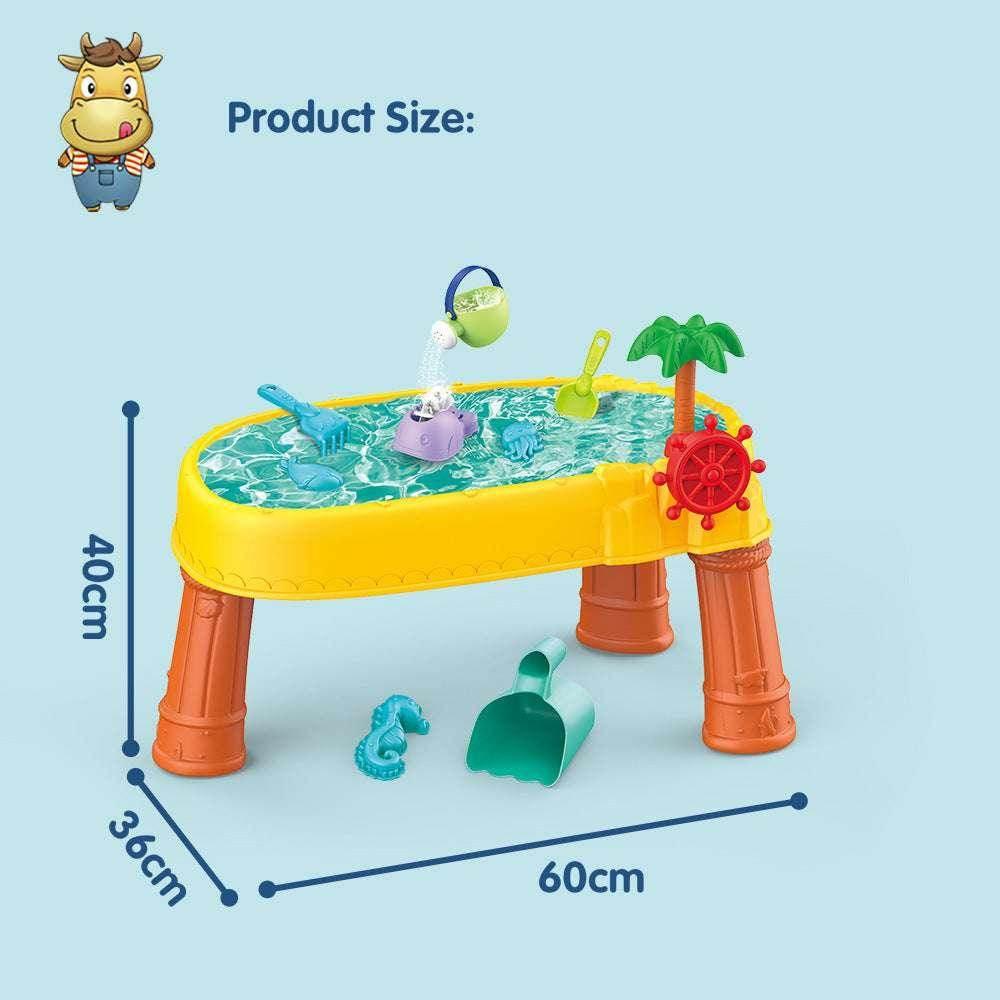 Beach Table Water & Sand Play Set – 18 PCS - ZA-Zola