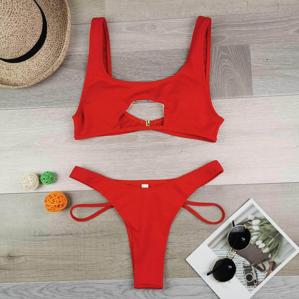 Snake Texture Bikini – Sexy & Durable Swimwear - ZA-Zola
