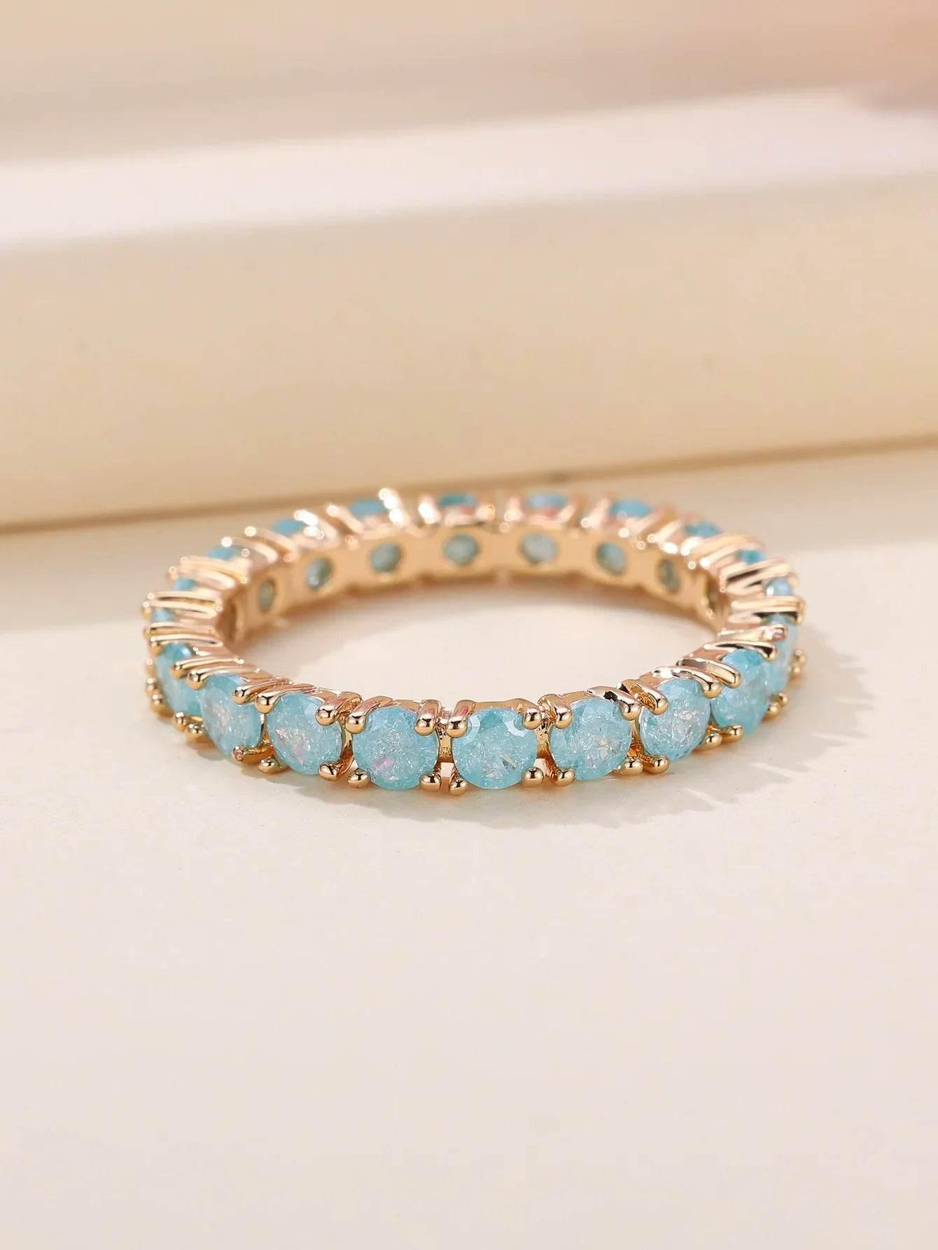 Elegant Retro Ice Flower Zircon Ring - Buy Now! - ZA-Zola