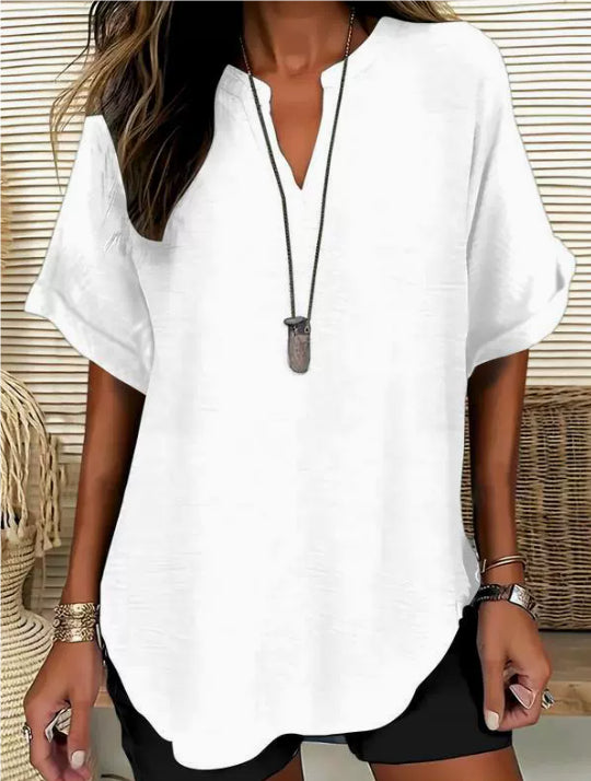 Ice Silk Batwing Summer Casual Shirt | Women Loose