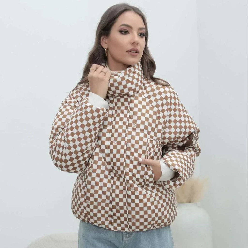 Women’s Warm Cotton Jacket – Cozy Street Style Puffer - ZA-Zola