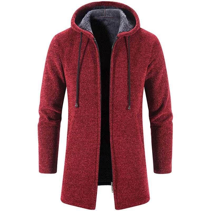 Men's Plus Fleece Cardigan - Trendy & Comfortable - ZA-Zola