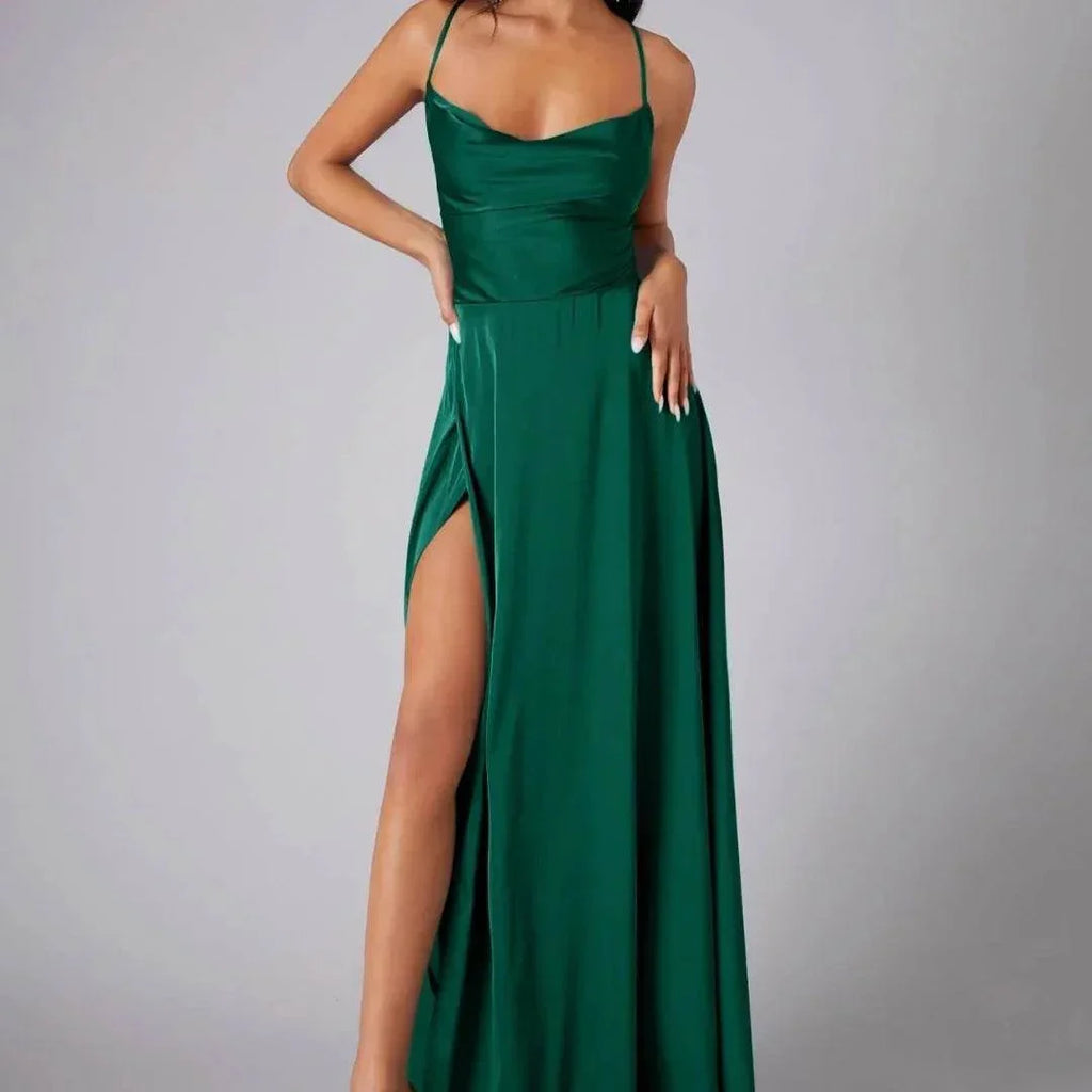 Backless Slim Fit Dress – S-3XL, 14 Colors - ZA-Zola