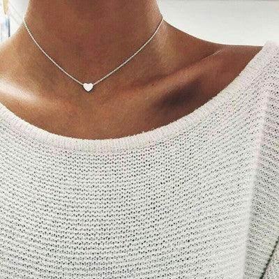 Gold Double-Sided Love Pendant Necklace – Stylish Gift - ZA-Zola