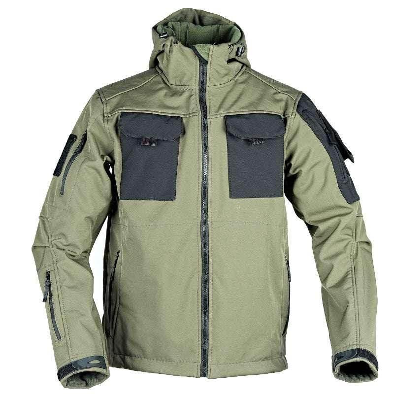 Men's Tactical Soft Shell Jacket - Waterproof Windbreaker - ZA-Zola