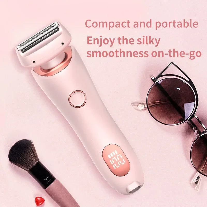 Women Electric Shaver – 2 in 1 USB Rechargeable Hair Remover - ZA-Zola