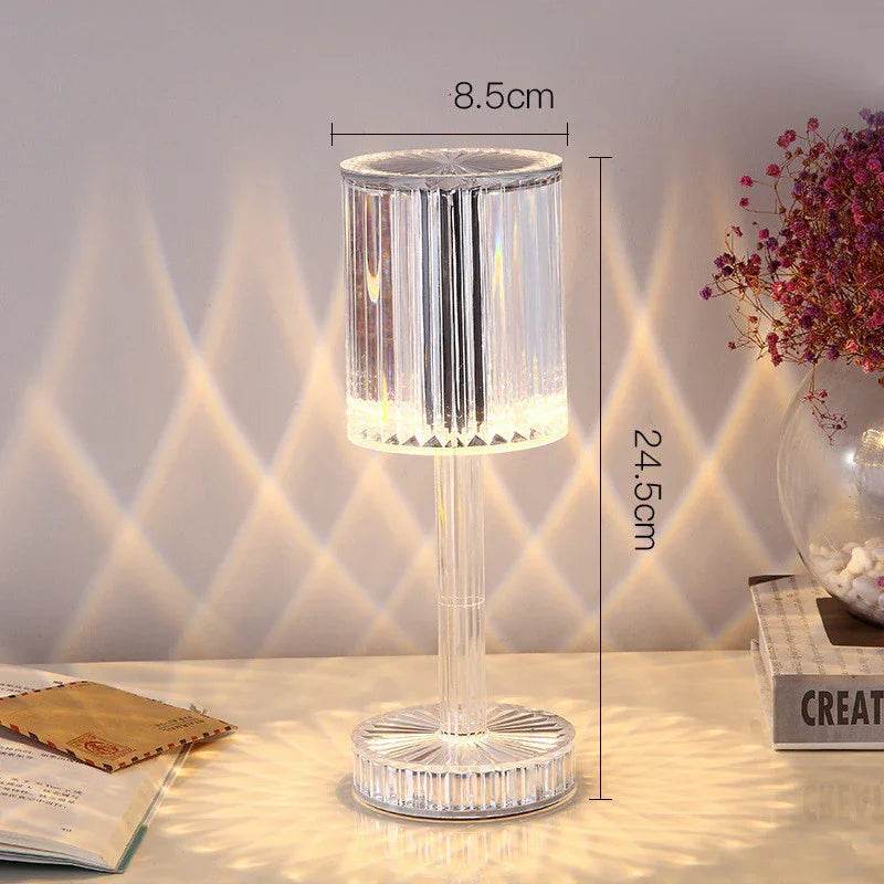 Crystal Table Lamp LED Romantic Night Light for Home Decor - ZA-Zola